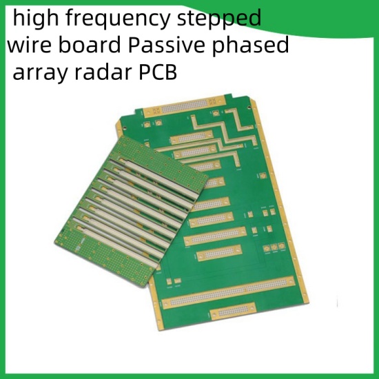 High frequency stepped wire board Passive phased array radar PCB 