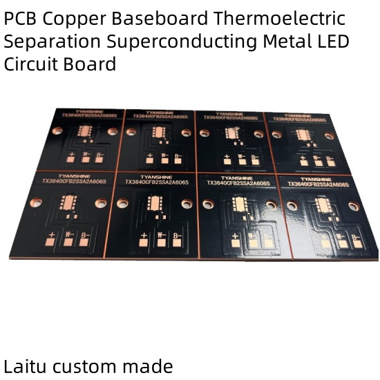 PCB Copper Baseboard Thermoelectric Separation Superconducting Metal LED Circuit Board