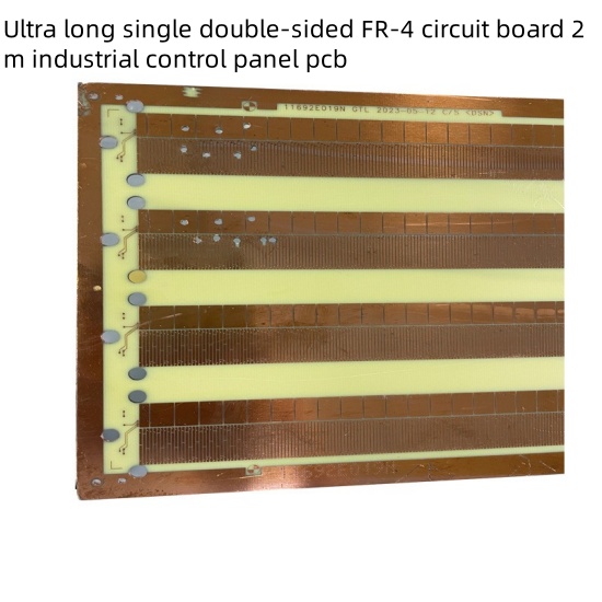 Ultra long single double-sided FR-4 circuit board 2 m industrial control panel pcb 
