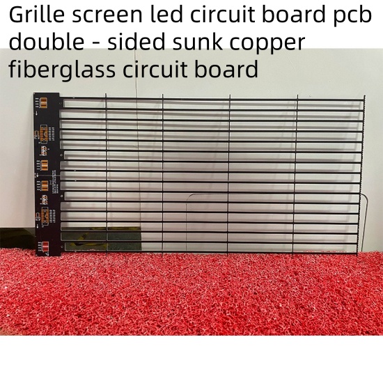 Grille screen led circuit board pcb double - sided sunk copper fiberglass circuit board 