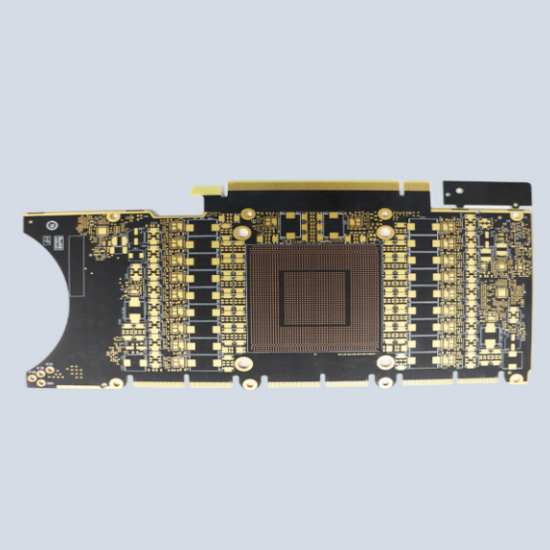 12-layer gold finger graphics card PCB circuit board
