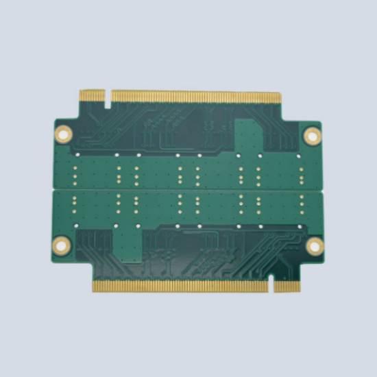 16-layer through-hole circuit board with gold fingers